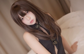 Coser@疯猫Ss  VOL.090 2022夏日限定 黑旗袍短 [20P1V-411MB]