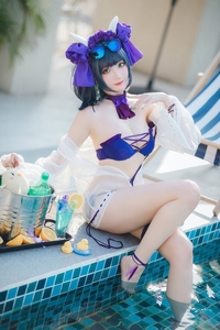 Coser@瓜希酱 VOL.077 柴郡泳装 [32P-67MB]