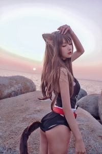 Coser@Shika小鹿鹿 VOL.042 天火泳装 [22P1V-135MB]