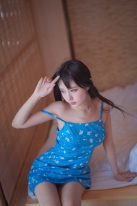 Coser@Shika小鹿鹿 VOL.113  蓝裙子[16P／96MB]