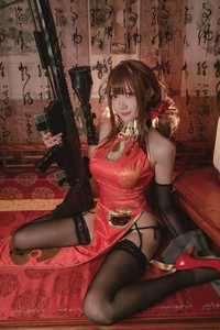 Coser@瓜希酱 VOL.034 DSR-50 红牡丹[16P／89MB]