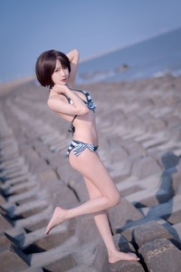 Coser@Shika小鹿鹿 VOL.101  加藤惠 泳装[17P-62.3M]