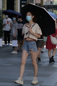 精选街拍 NO.0910 摄神街拍作品 - 夏日热裤美眉[132P／154MB]