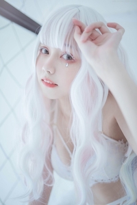 Coser@你的负卿 VOL.035 白色蕾丝[42P-235MB]