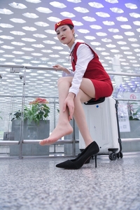 精选街拍 NO.0899 摄神街拍作品 - 二表姐空姐，超薄肉丝，机场篇[481P／741MB]