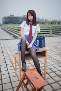 Coser@疯猫ss VOL.031 天台JK-30P-164M