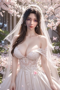 [AI绘画] 完美世界 月禅 婚纱 [523MB/百度]
