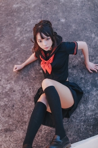Coser@疯猫ss VOL.025 室外JK 18P 155M