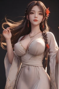 [AI绘画] 完美世界-火灵儿 火桑女 墨迹 [156MB/百度]
