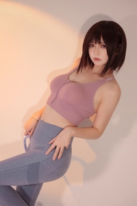 Coser@疯猫Ss  VOL.123 白色情人节福袋 运动衣 [40P-705MB]