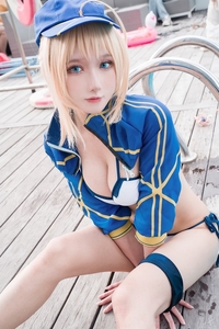 Coser@阿包也是兔娘 VOL.045 冲田总司泳装 [26P-386MB]