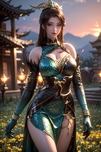 [AI绘画] 长生界 刘月 [144M/百度]